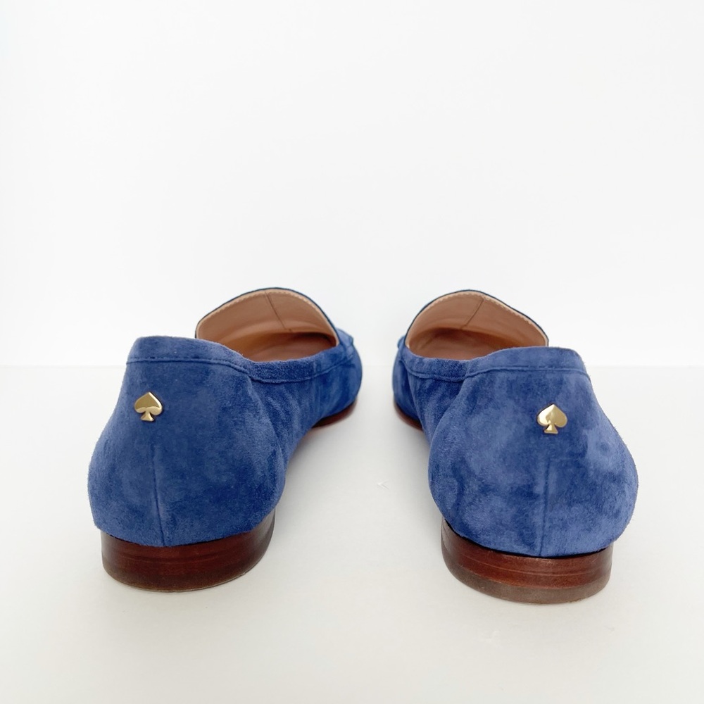 Kate Spade Blue Suede Loafers